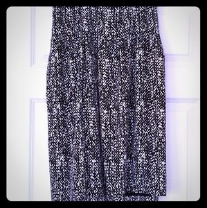 Talbots Brand New silky knee length spring skirt!